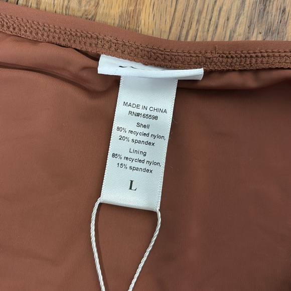 Andie Bikini Set Amor Top Bikini Bottom Sequoia size L NWT - Picture 7 of 10